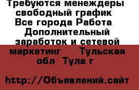 Требуются менеждеры, свободный график - Все города Работа » Дополнительный заработок и сетевой маркетинг   . Тульская обл.,Тула г.